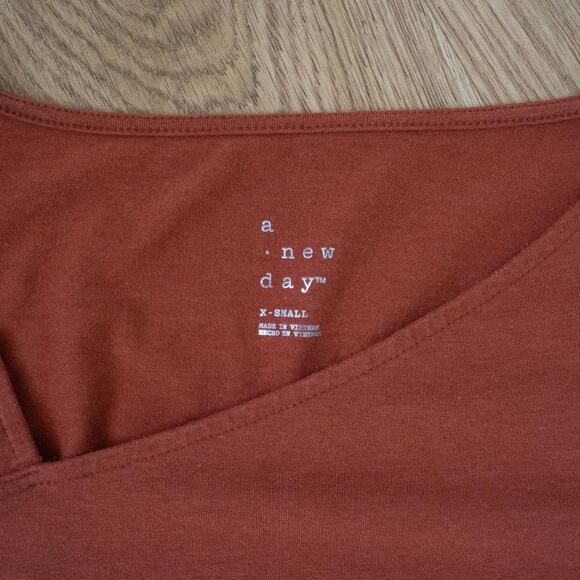 Target A New Day Burnt Orange Top - Picture 3 of 5